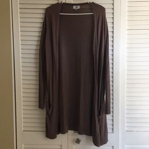 Longline Open Cardigan
